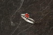 Load image into Gallery viewer, Silver Birthstone Ring
