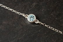 Load image into Gallery viewer, Silver Birthstone Bracelet
