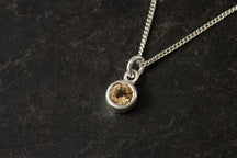 Load image into Gallery viewer, Silver Birthstone Pendant
