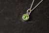 Silver Birthstone Pendant