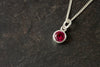 Silver Birthstone Pendant