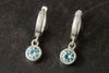 Silver Birthstone Earrings