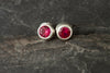 Silver Birthstone Earrings