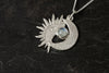 Moonstone Sun and Moon Pendant - June Birthstone