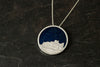 Bamburgh Castle Northern Lights Pendant