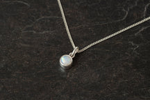 Load image into Gallery viewer, Silver Birthstone Pendant
