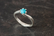 Load image into Gallery viewer, Silver Birthstone Ring
