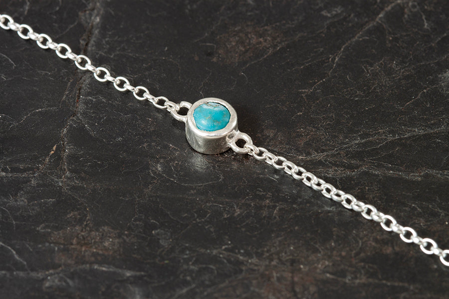 Silver Birthstone Bracelet