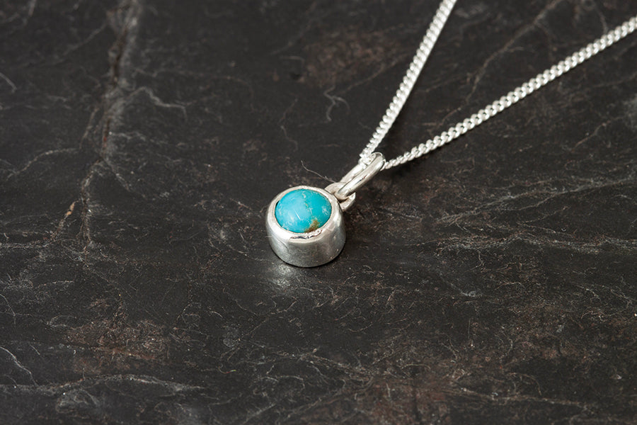 Silver Birthstone Pendant