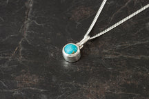 Load image into Gallery viewer, Silver Birthstone Pendant
