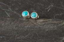 Load image into Gallery viewer, Silver Birthstone Earrings
