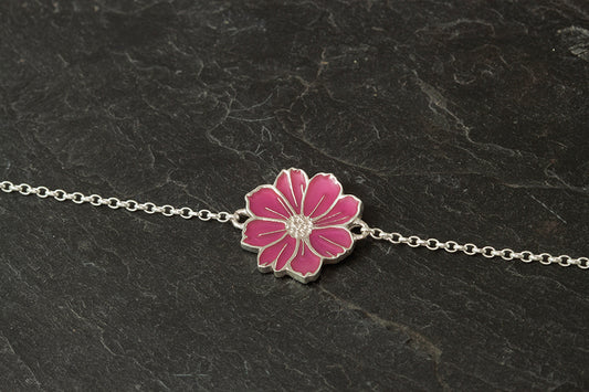 Cosmos Bracelet - October Birthflower
