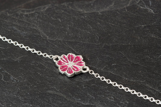 Mini Cosmos Bracelet - October Birthflower