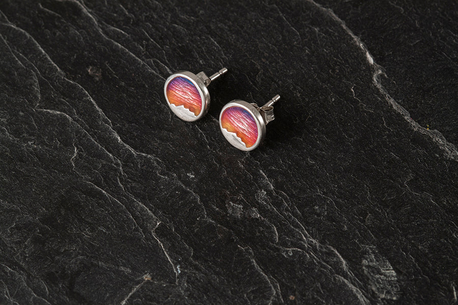 Foula round mini studs