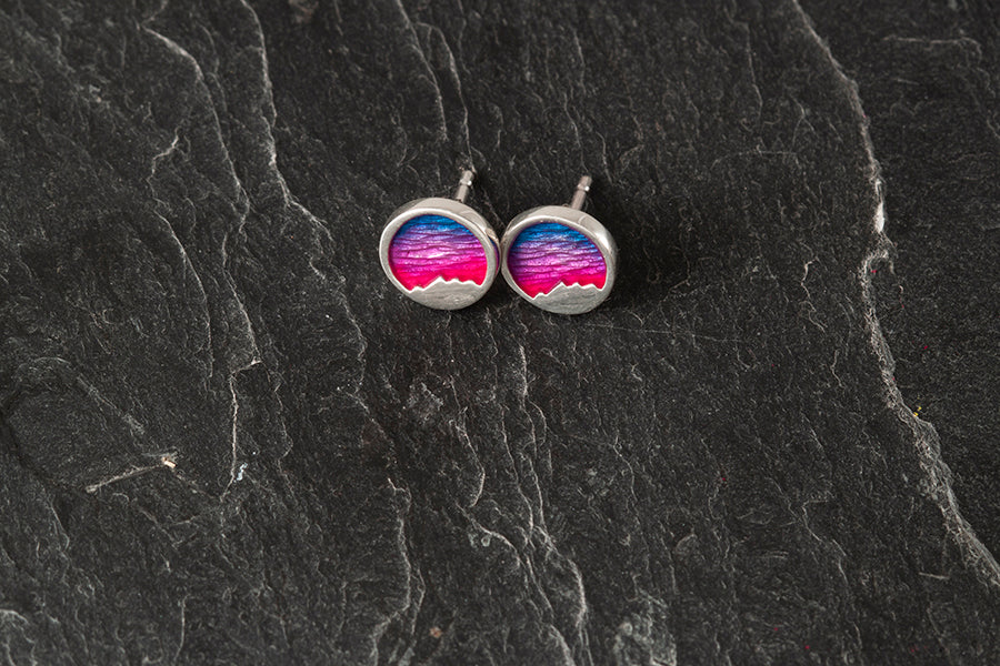 Foula round mini studs