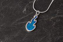Load image into Gallery viewer, Celtic Fire Small fire pendant
