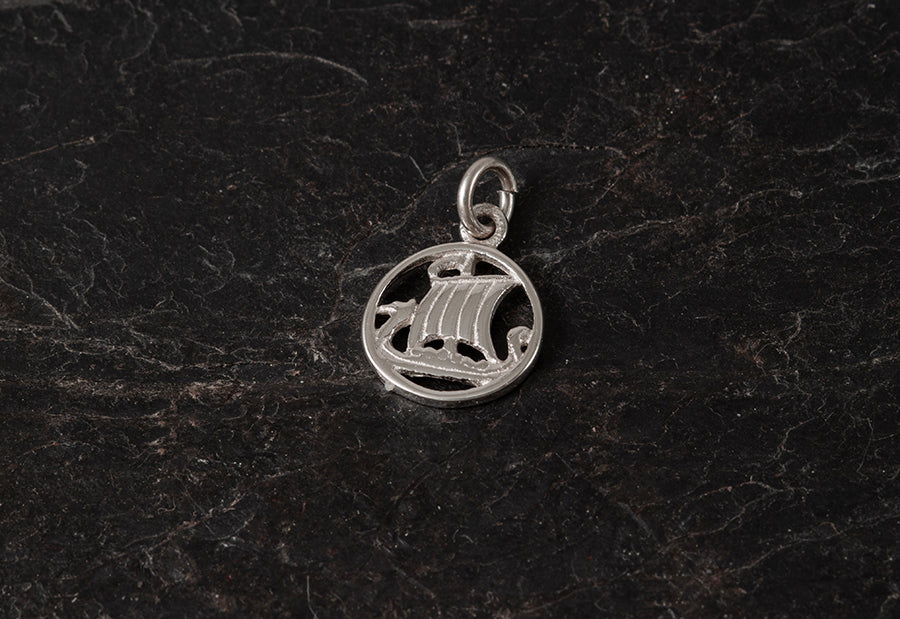 Viking Ship Charm