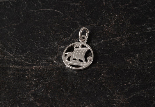 Viking Ship Charm