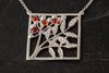 Square Rowan Tree Pendant