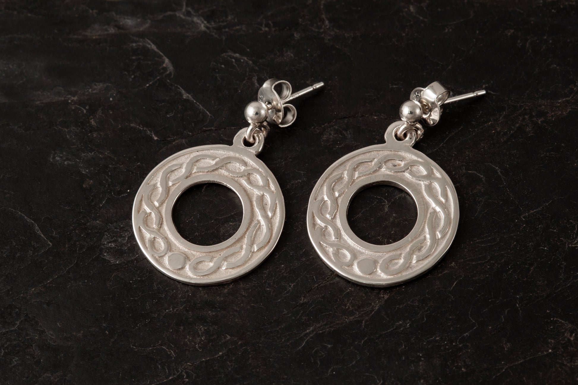 Celtic Circle Full knotwork Earrings