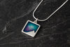 Mirrie Dancers Small square Pendant