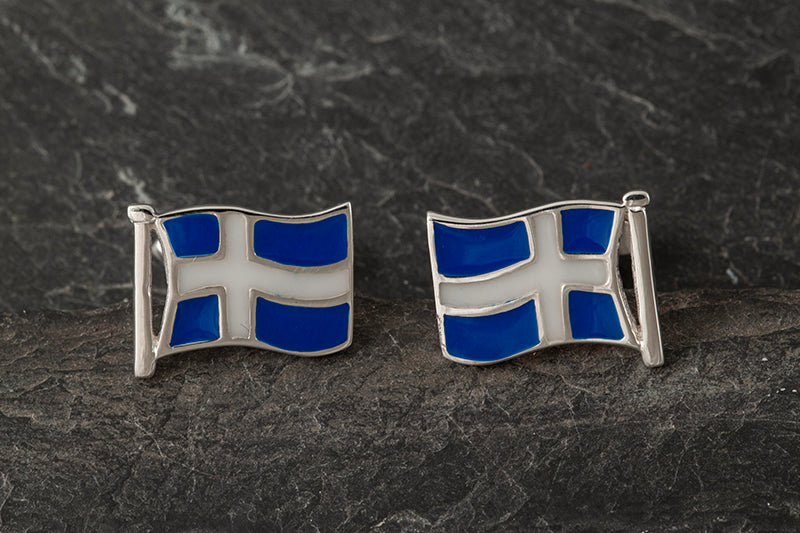 Shetland Flag Cufflinks
