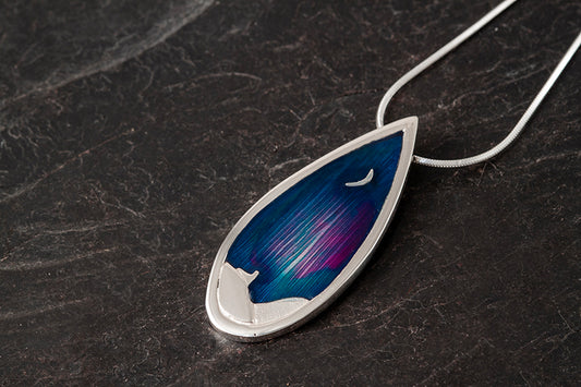 Mirrie Dancer Large teardrop pendant