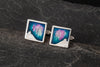 Mirrie Dancers small Square Cufflinks