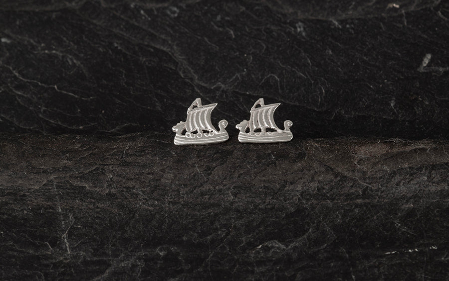 Viking Ship Earrings