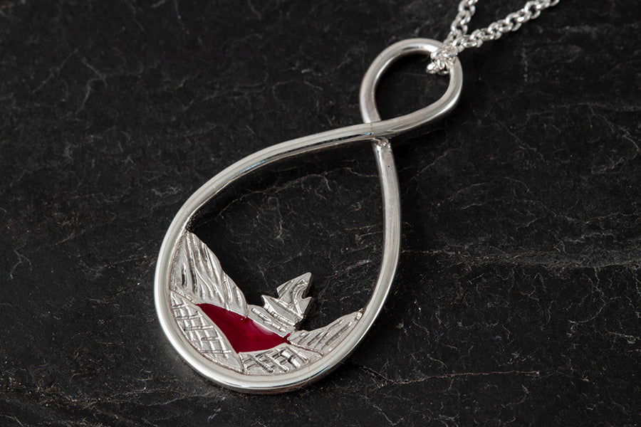 The Red Pool of Virkie Pendant | In Stock