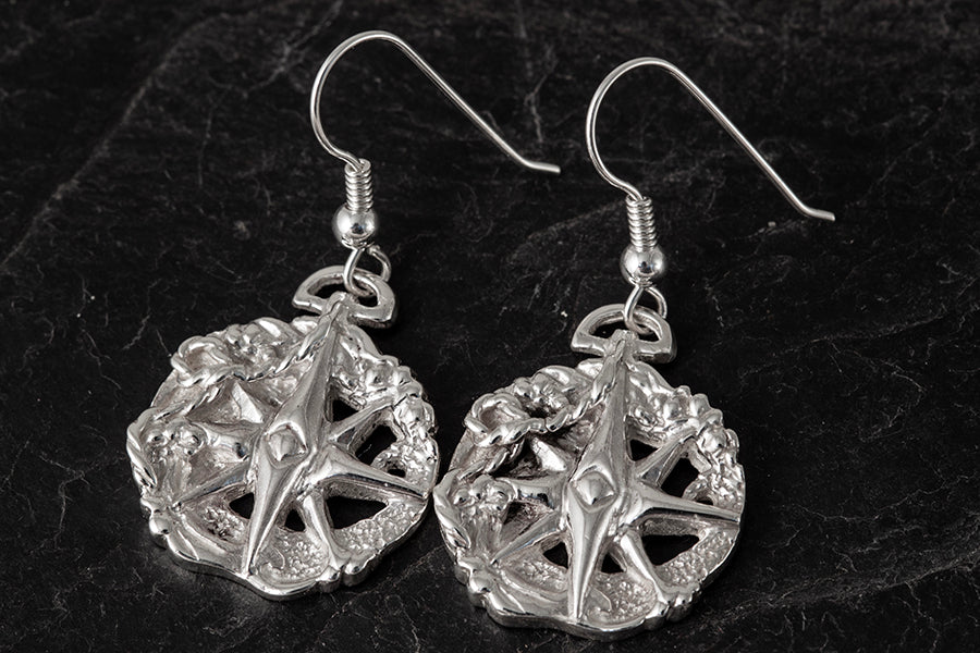 60ºNorth Compass Earrings