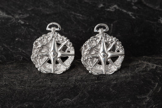 60ºNorth Compass Cufflinks