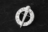 Viking Runes Brooch