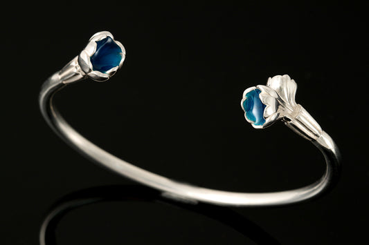 Freija Bangle with Enamelling