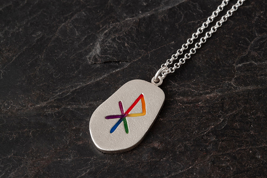 Shetland Pride Runes Pendant - Large