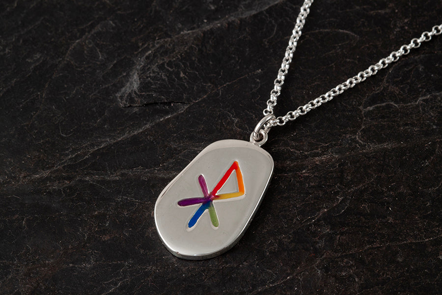 Pride Rune Shetland Pride Runes Pendant - Large – Shetland Jewellery