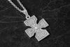 Celtic Pearl Cross Pendant
