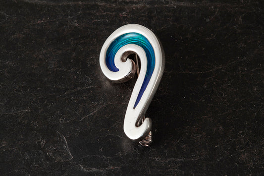 Seascape Small Wave Brooch