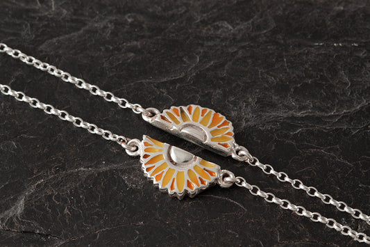 Sól - Sunflower Friendship Enamelled Bracelets