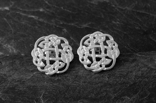 Celtic Knot Work Stud Earrings