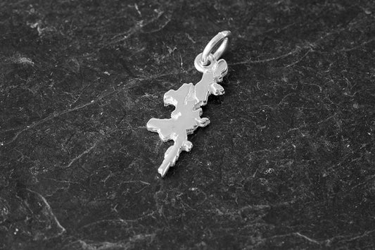Shetland Map charm