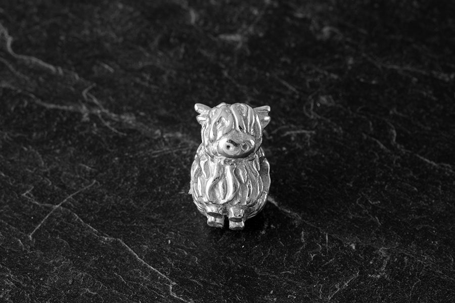 Highland Cow Barrel Charm