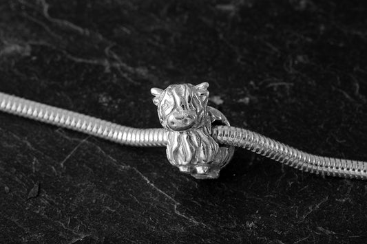 Highland Cow Barrel Charm