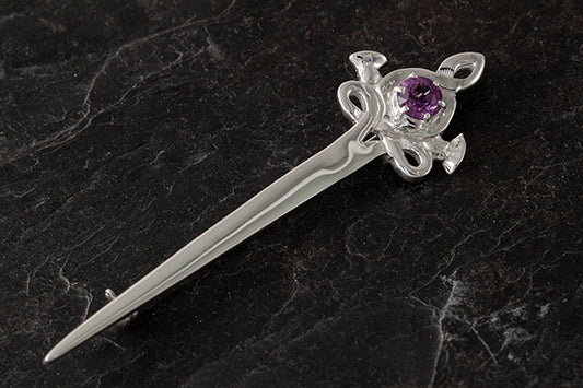 Celtic Thistle Kilt Pin