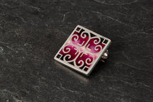 Load image into Gallery viewer, Fara large square brooch
