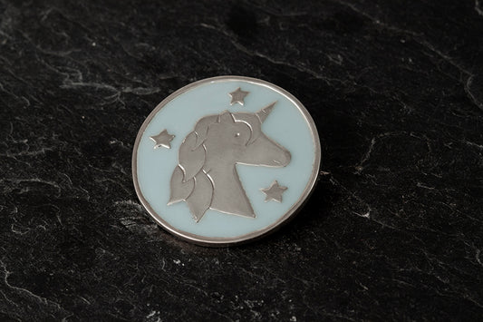 Unicorn Large brooch