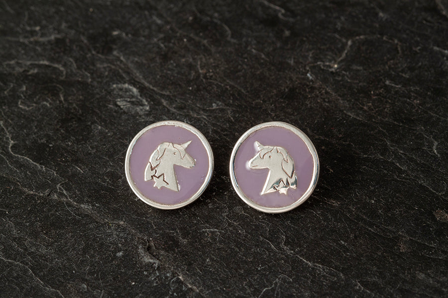 Unicorn Stud Earrings