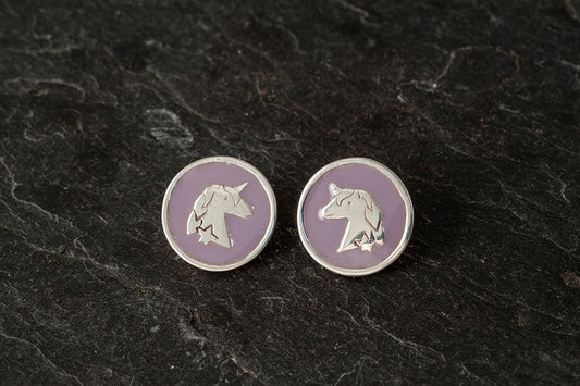Unicorn Stud Earrings