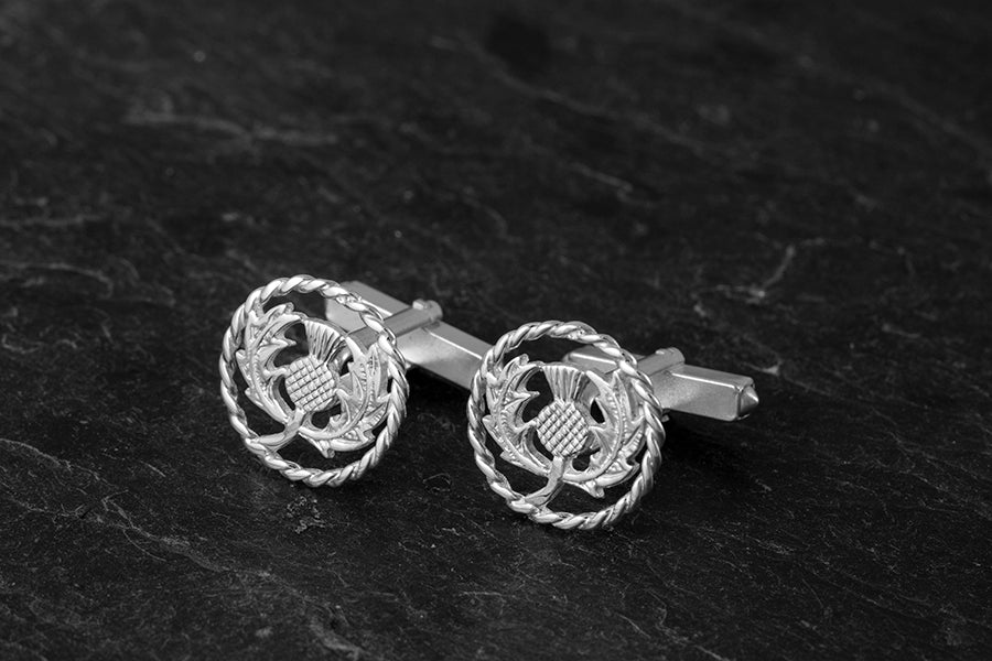 Scottish Thistle Cufflinks