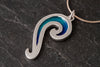Seascape Small Wave Pendant